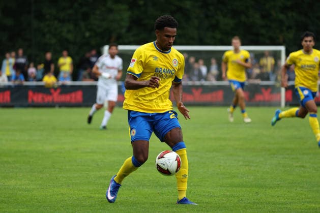 FT Braunschweig vs. Eintracht BS, Testspiel Braunschweig, 05.07.2026, Fußball, Herren, Saison 2026 27, Freie Turnen Braunschweig vs Eintracht Braunschweig, Testspiel, Sanoussy Ba (Eintracht Braunschweig) Niedersachsen Deutschland *** FT Braunschweig vs. Eintracht BS, Friendly Match in Braunschweig, July 5, 2026, Soccer, Men s, 2026–27 season, Freie Turnen Braunschweig vs. Eintracht Braunschweig, Friendly Match, Sanoussy Ba, Eintracht Braunschweig, Lower Saxony, Germany