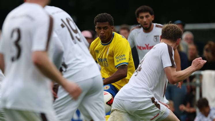 FT Braunschweig vs. Eintracht BS, Testspiel Braunschweig, 05.07.2026, Fußball, Herren, Saison 2026 27, Freie Turnen Braunschweig vs Eintracht Braunschweig, Testspiel, Niedersachsen Deutschland *** FT Braunschweig vs. Eintracht BS, Friendly Match in Braunschweig, July 5, 2026, Soccer, Men s, 2026–27 Season, Freie Turnen Braunschweig vs. Eintracht Braunschweig, Friendly Match, Lower Saxony, Germany