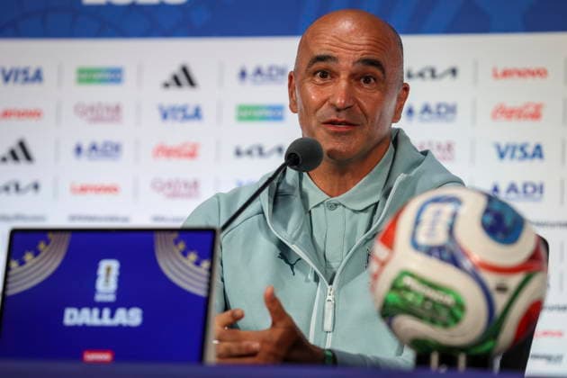 FIFA World Cup, WM, Weltmeisterschaft, Fussball 2026 - Portugal press conference, PK, Pressekonferenz Portugal s national soccer head coach Roberto Martinez attends a press conference at Dallas Stadium for the FIFA World Cup 2026, Dallas, Texas, USA, 05 July 2026. DALLAS Toronto United States  Copyright: xMIGUELxA.xLOPESx