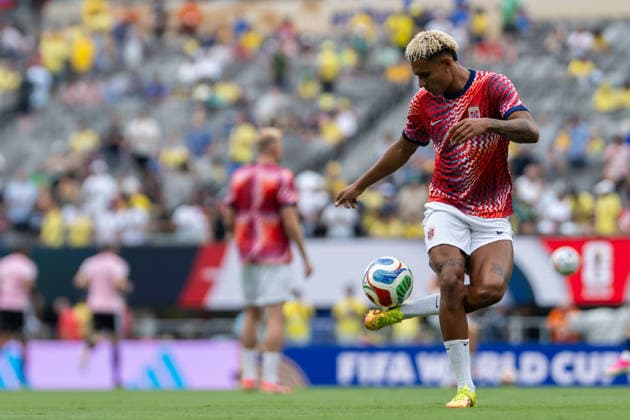 260705 Antonio Nusa of Norway ahead of the FIFA World Cup, WM, Weltmeisterschaft, Fussball 2026 round of 16 football match between Brazil and Norway on July 5, 2026 in New Jersey. Photo: Vegard Grott BILDBYRAN kod VG VG0982 bbeng fotboll football soccer fotball vm fotbolls-vm fotball-vm fotbolls-vm 2026 fifa world cup 2026 new york 8-delsfinale round of 16 brasilien brazil brasil norge norway *** July 5, 2026: Antonio Nusa of Norway ahead of the 2026 FIFA World Cup Round of 16 soccer match between Brazil and Norway on July 5, 2026 in New Jersey. Photo by Vegard Grott, BILDBYRAN. Code: VG VG0982 bbeng soccer football fotball World Cup soccer World Cup fotball World Cup soccer World Cup 2026 FIFA World Cup 2026 New York Round of 16 Brazil Brazil Brazil Norway Norway  Copyright: VEGARDxGRoTT BB260705VG016