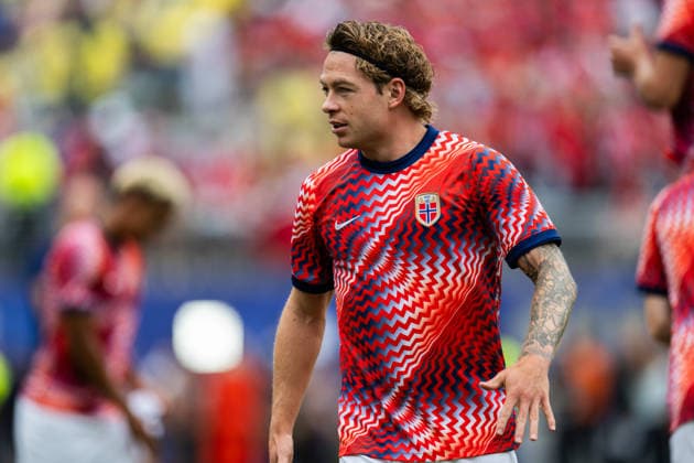260705 Patrick Berg of Norway ahead of the FIFA World Cup, WM, Weltmeisterschaft, Fussball 2026 round of 16 football match between Brazil and Norway on July 5, 2026 in New Jersey. Photo: Jon Olav Nesvold BILDBYRAN COP 217 VG0982 bbeng fotboll football soccer fotball vm fotbolls-vm fotball-vm fotbolls-vm 2026 fifa world cup 2026 new york 8-delsfinale round of 16 brasilien brazil brasil norge norway *** July 5, 2026: Patrick Berg of Norway ahead of the 2026 FIFA World Cup Round of 16 soccer match between Brazil and Norway on July 5, 2026 in New Jersey. Photo by Jon Olav Nesvold. BILDBYRAN COP 217 VG0982 bbeng soccer football fotball World Cup 2026 FIFA World Cup 2026 New York 8 round of 16 Brazil Norway  Copyright: JONxOLAVxNESVOLD BB260705JE003