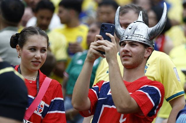 FIFA World Cup, WM, Weltmeisterschaft, Fussball 2026 - Round of 16 - Brazil vs Norway Supporters of Norway before the FIFA World Cup 2026 Round of 16 match Brazil against Norway, in New Jersey, USA, 05 July 2026. EAST RUTHERFORD United States  Copyright: xWILLxOLIVERx