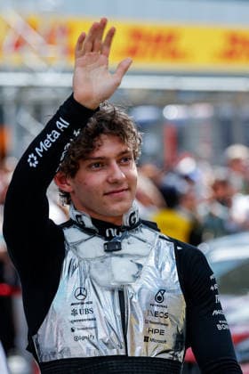 F1 - BRITISH GRAND PRIX 2026 KIMI ANTONELLI Andrea (ita), Mercedes AMG F1 Team W16, portrait during the Formula 1 British Grand Prix 2026, 9th round of the 2026 Formula One World Championship, WM, Weltmeisterschaft from July 3 to 5, 2026 on the Silverstone Circuit, in Silverstone, United Kingdom - SilverstoneUnited Kingdom  Copyright: xPauloxMariax