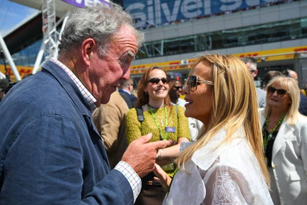 F1 Grand Prix of Great Britain Jeremy Clarkson and Amanda Holden attend the Formula 1 Pirelli British Grand Prix 2026 at Silverstone Circuit in Towcester, United Kingdom, on July 5, 2026. Towcester Northants United Kingdom  Copyright: xMIxNewsx originalFilename:fletcher-formula1260705_npfAk.jpg