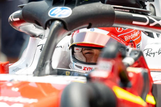 July 5, 2026, Silverstone, Northamptonshire, United Kingdom: CHARLES LECLERC (16, Scuderia Ferrari HP, MCO, Monegasque F1 Driver, SF-26) on the grid before the race (Sunday) at the Formula 1 Pirelli British Grand Prix 2026 at Silverstone Circuit Silverstone United Kingdom - ZUMAr193 20260705_zsp_r193_279 Copyright: xSaraxRuffonix