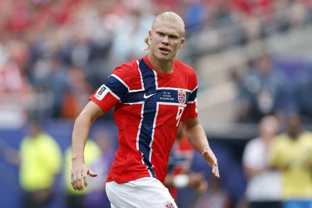 EAST RUTHERFORD, NEW JERSEY - Erling Haaland of Norway during the 2026 FIFA World Cup, WM, Weltmeisterschaft, Fussball round of 16 match between Brazil and Norway at Metlife Stadium on July 5, 2026, in East Rutherford, New Jersey, United States. MAURICE VAN STEEN ANP FIFA World Cup 2026 - round of 16 2026 xVIxANPxSportx xMauricexvanxSteenxIVx 562888898 originalFilename: 562888898.jpg