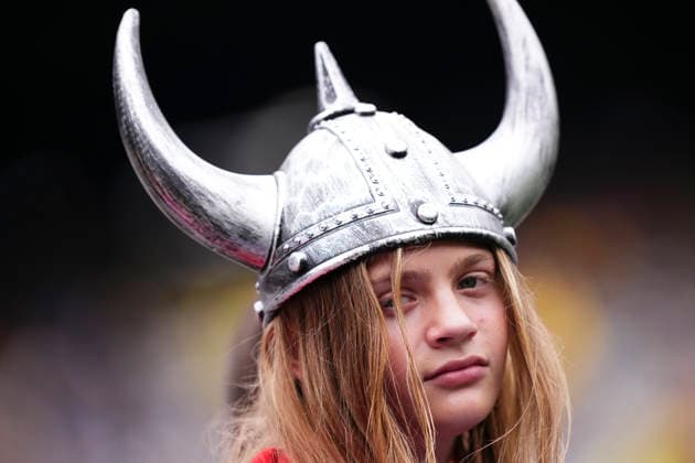 July 5, 2026, East Rutherford, New Jersey, United States: Supporter of Norway poses for the photo during the FIFA World Cup, WM, Weltmeisterschaft, Fussball 2026 Round Of 16 match between Brazil and Norway at New York New Jersey Stadium on July 05, 2026 in East Rutherford, New Jersey. East Rutherford United States - ZUMAa181 20260705_zaa_a181_001 Copyright: xJosexBretonx