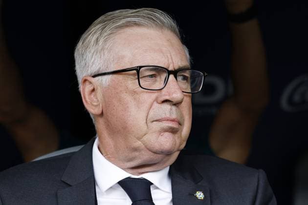EAST RUTHERFORD, NEW JERSEY - Brazil manager Carlo Ancelotti during the 2026 FIFA World Cup, WM, Weltmeisterschaft, Fussball Round of 16 match between Brazil and Norway at Metlife Stadium on July 5, 2026, in East Rutherford, New Jersey, United States. MAURICE VAN STEEN ANP FIFA World Cup 2026 - round of 16 2026 xVIxANPxSportx xMauricexvanxSteenxIVx 562891018 originalFilename: 562891018.jpg