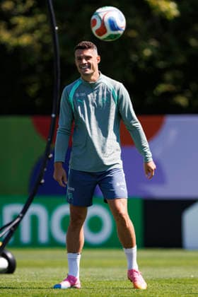 Granit Xhaka seen during Official training session of Switzerland national team, Nationalteam before Round of 16 game with Colombia (Gal Amador Ball Raw Images) Vancouver National Soccer Development Center Canada Copyright: xGaelxAmadorx gaelamador_switzerlandmd-2_05072026-10