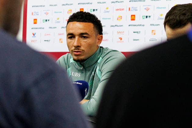 Ruben Vargas seen during Official training session of Switzerland national team, Nationalteam before Round of 16 game with Colombia (Gal Amador Ball Raw Images) Vancouver National Soccer Development Center Canada Copyright: xGaelxAmadorx gaelamador_switzerlandmd-2_05072026-3