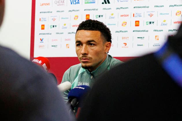Ruben Vargas seen during Official training session of Switzerland national team, Nationalteam before Round of 16 game with Colombia (Gal Amador Ball Raw Images) Vancouver National Soccer Development Center Canada Copyright: xGaelxAmadorx gaelamador_switzerlandmd-2_05072026-4
