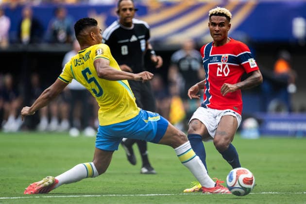 260705 Antonio Nusa of Norway during the FIFA World Cup, WM, Weltmeisterschaft, Fussball 2026 round of 16 football match between Brazil and Norway on July 5, 2026 in New Jersey. Photo: Jon Olav Nesvold BILDBYRAN COP 217 VG0982 bbeng fotboll football soccer fotball vm fotbolls-vm fotball-vm fotbolls-vm 2026 fifa world cup 2026 new york 8-delsfinale round of 16 brasilien brazil brasil norge norway *** July 5, 2026: Antonio Nusa of Norway during the FIFA World Cup 2026 Round of 16 soccer match between Brazil and Norway on July 5, 2026 in New Jersey. Photo by Jon Olav Nesvold. BILDBYRAN COP 217 VG0982 bbeng soccer football fotball World Cup 2026 FIFA World Cup 2026 New York 8 round of 16 Brazil Norway  Copyright: JONxOLAVxNESVOLD BB260705JE049