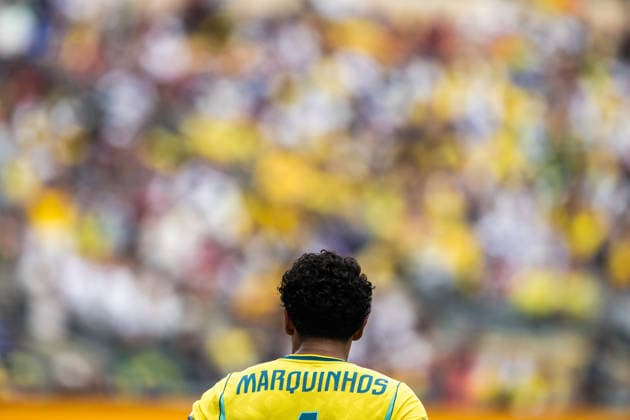 260705 Marquinhos of Brazil during the FIFA World Cup, WM, Weltmeisterschaft, Fussball 2026 round of 16 football match between Brazil and Norway on July 5, 2026 in New Jersey. Photo: Vegard Grott BILDBYRAN kod VG VG0982 bbeng fotboll football soccer fotball vm fotbolls-vm fotball-vm fotbolls-vm 2026 fifa world cup 2026 new york 8-delsfinale round of 16 brasilien brazil brasil norge norway *** July 5, 2026: Marquinhos of Brazil during the FIFA World Cup 2026 Round of 16 soccer match between Brazil and Norway on July 5, 2026 in New Jersey. Photo by Vegard Grott. BILDBYRAN code VG VG0982 bbeng soccer football fotball World Cup soccer World Cup fotball World Cup soccer World Cup 2026 FIFA World Cup 2026 New York Round of 16 Brazil Brazil Norway  Copyright: VEGARDxGRoTT BB260705VG034