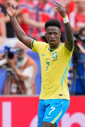 Vinicius Junior of Brazil Brazil v Norway, 2026 FIFA World Cup, WM, Weltmeisterschaft, Fussball Round of 16, Football, New York New Jersey Stadium, East Rutherford, New Jersey, USA - 05 Jul 2026East Rutherford New York New Jersey Stadium New Jersey (NJ) United States of America  Copyright: xIsmaelxAdnan Shutterstockx 16975597bb