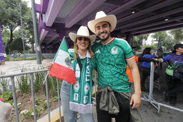 Mexico v England Round of 16 FIFA World Cup, WM, Weltmeisterschaft, Fussball 2026 Fans of Mexico attend the Mexico City Stadium to support their national team, Nationalteam during the FIFA World Cup 2026 round of 16 match between Mexico and England. on July 5, 2026 in Mexico City, Mexico. (Photo by Ian Robles Eyepix Group) Copyright: xIanxRobles xEyepixxGroupx EL_05072026_191093JPEG