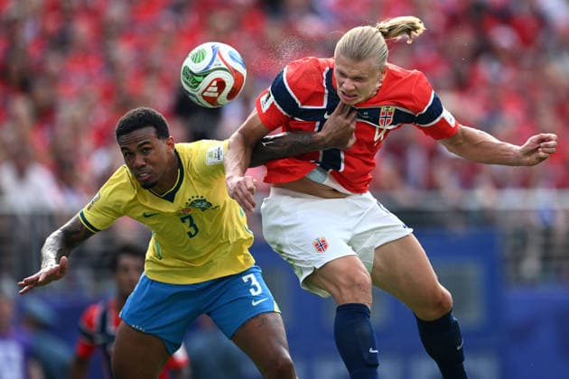 Sport Themen der Woche KW27 Mg New York (Stati Uniti) 05 07 2026 - Mondiali di Calcio 2026 Brasile-Norvegia foto Matteo Gribaudi Image nella foto: gol Erling Haaland 