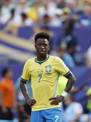 EAST RUTHERFORD, NEW JERSEY - Vinicius Junior of Brazil during the 2026 FIFA World Cup, WM, Weltmeisterschaft, Fussball round of 16 match between Brazil and Norway at Metlife Stadium on July 5, 2026, in East Rutherford, New Jersey, United States. MAURICE VAN STEEN ANP FIFA World Cup 2026 - round of 16 2026 xVIxANPxSportx xMauricexvanxSteenxIVx 562898084 originalFilename: 562898084.jpg