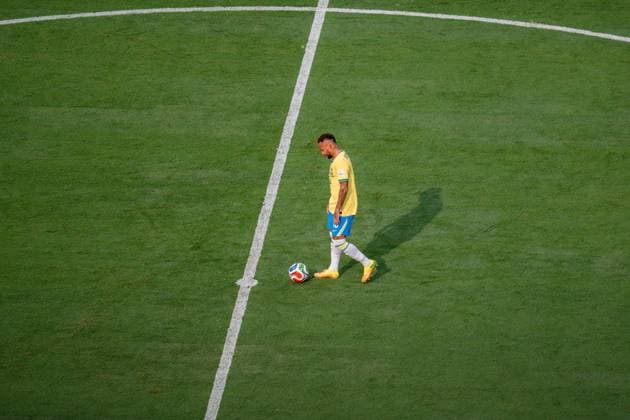 FIFA Fussball Weltmeisterschaft 2026, Achtelfinale, Brasilien vs. Norwegen, 05.07.2026, New Jersey Stadion Tor zum 0:1 durch Erling Haaland Neymar Junior *** 2026 FIFA World Cup, Round of 16, Brazil vs. Norway, July 5, 2026, New Jersey Stadium; Goal to make it 0–1 by Erling Haaland and Neymar Jr. Copyright: xBahhoxKarax