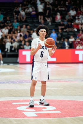 United States v Serbia: Final - FIBA U17, U 17 Basketball World Cup 2026 Cayden Daughtry of the United States takes a free throw during the FIBA U17 Basketball World Cup final match between the United States and Serbia at BDC Main Venue in Istanbul, Turkey, on July 5, 2026. Istanbul Istanbul Turkey  Copyright: xYagizxGurtugx originalFilename:gurtug-usavserb260705_npO8s.jpg