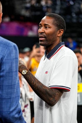 United States v Serbia: Final - FIBA U17, U 17 Basketball World Cup 2026 Former NBA, Basketball Herren, USA player Jamal Crawford is present after the FIBA U17 Basketball World Cup final match between the United States and Serbia at BDC Main Venue in Istanbul, Turkey, on July 5, 2026. Istanbul Istanbul Turkey  Copyright: xYagizxGurtugx originalFilename:gurtug-usavserb260705_npHZC.jpg