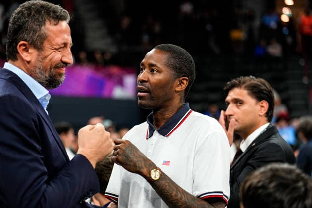United States v Serbia: Final - FIBA U17, U 17 Basketball World Cup 2026 Former NBA, Basketball Herren, USA player Jamal Crawford is present after the FIBA U17 Basketball World Cup final match between the United States and Serbia at BDC Main Venue in Istanbul, Turkey, on July 5, 2026. Istanbul Istanbul Turkey  Copyright: xYagizxGurtugx originalFilename:gurtug-usavserb260705_npJPm.jpg
