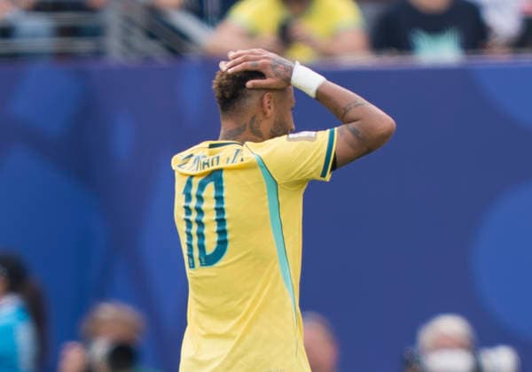 Neymar (Brazil, 10) enttaeuscht, enttaeuscht schauend, dissapointed, traurig, frustiert, frust, gefrustet, frustrated FIFA World Cup, WM, Weltmeisterschaft, Fussball 2026: Brazil v Norway 05 July 2026, FIFA World Cup 2026: Brazil v Norway (Round of 16) at New York New Jersey Stadium in East Rutherford, New Jersey, USA. *** Neymar, Brazil, 10, looking disappointed, disappointed, sad, frustrated, frustration, frustrated, frustrated FIFA World Cup 2026 Brazil vs. Norway, July 5, 2026, FIFA World Cup 2026 Brazil vs. Norway Round of 16 at New York New Jersey Stadium in East Rutherford, New Jersey, USA Copyright: HMBxMedia xMarcoxBader