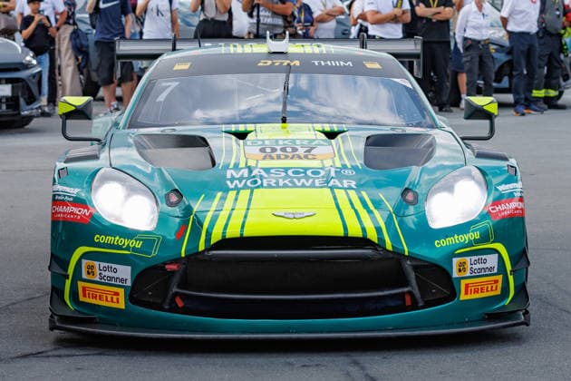 Nicki Thiim (DEN, Aston Martin, Comtoyou Racing); Sieger, Erstplatzierter, Goldmedaille, 05.07.2026, Nürnberg (Deutschland), Motorsport, DTM, Norisring Nürnberg 2026 *** Nicki Thiim DEN, Aston Martin, Comtoyou Racing, Winner, First Place, Gold Medal, July 5, 2026, Nuremberg, Germany, Motorsports, DTM, Norisring Nuremberg 2026 xprx