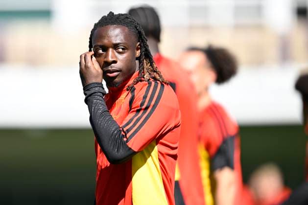 Belgian national football team - FIFA World Cup, WM, Weltmeisterschaft, Fussball 2026 - media activities 05 07 2026 RENTON, UNITED STATES OF AMERICA - JULY 05 : Doku Jeremy forward of Belgium pictured during a training session of the Belgian national football team during the FIFA World Cup 2026 on July 5, 2026 in Renton, United States of America, 05 07 2026 Renton United States of America  Copyright: xNicoxVereeckenx