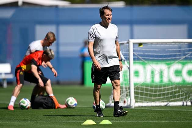 Belgian national football team - FIFA World Cup, WM, Weltmeisterschaft, Fussball 2026 - media activities 05 07 2026 RENTON, UNITED STATES OF AMERICA - JULY 05 : Garcia Rudi head coach of Belgium pictured during a training session of the Belgian national football team during the FIFA World Cup 2026 on July 5, 2026 in Renton, United States of America, 05 07 2026 Renton United States of America  Copyright: xNicoxVereeckenx