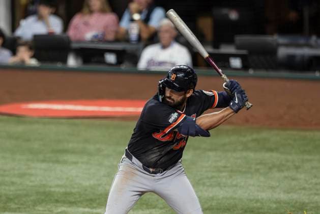July 5, 2026, Arlington, Texas, USA: Detroit Tigers left fielder RILEY GREENE (31) at the plate during a MLB, Baseball Herren, USA game between the Detroit Tigers and Texas Rangers at Globe Life Field. Tigers win 6-3. Arlington USA - ZUMAf180 20260705_zsp_f180_022 Copyright: xMarkxFannx