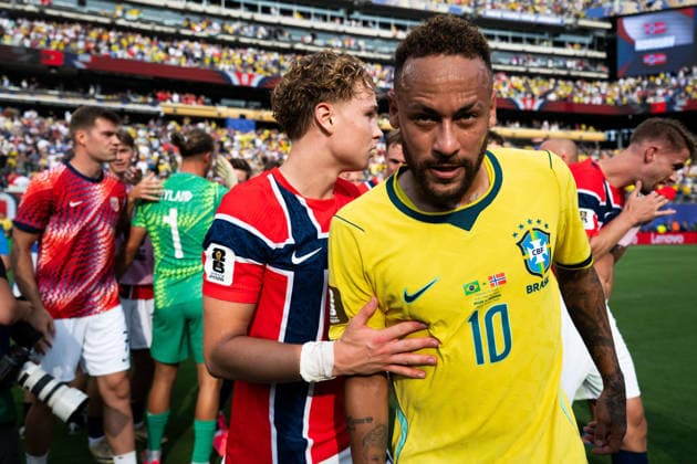 260705 Neymar Jr of Brazil after the FIFA World Cup, WM, Weltmeisterschaft, Fussball 2026 round of 16 football match between Brazil and Norway on July 5, 2026 in New Jersey. Photo: Vegard Grott BILDBYRAN kod VG VG0982 bbeng fotboll football soccer fotball vm fotbolls-vm fotball-vm fotbolls-vm 2026 fifa world cup 2026 new york 8-delsfinale round of 16 brasilien brazil brasil norge norway *** July 5, 2026: Neymar Jr. of Brazil after the 2026 FIFA World Cup Round of 16 soccer match between Brazil and Norway on July 5, 2026 in New Jersey. Photo by Vegard Grott. BILDBYRAN code VG VG0982 bbeng soccer football fotball World Cup soccer World Cup fotball World Cup soccer World Cup 2026 FIFA World Cup 2026 New York Round of 16 Brazil Brazil Brazil Norway Norway  Copyright: VEGARDxGRoTT BB260705VG101