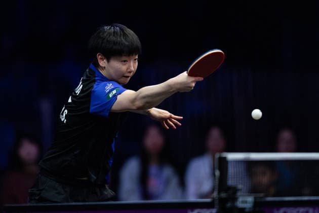 LOS ANGELES, CALIFORNIA - JULY 05: Sun Yingsha of China competes in the Women s Singles Semifinal match against Wang Yidi of China on day 10 of United States Smash 2026 at Ontario Convention Center on July 5, 2026 in Los Angeles, California.  Copyright: xVCGx 111652531607
