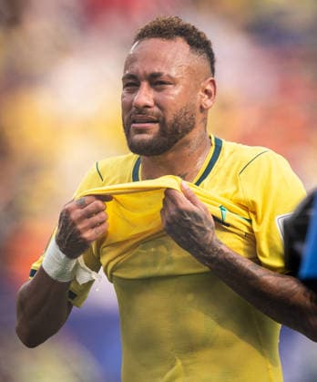 Neymar of Brazil looks dejected during a FIFA Men’s World Cup 2026 Round of 16 football match between Brazil and Norway at New York New Jersey Stadium, in East Rutherford on July 5th 2026 (Photo by Ricardo Nogueira SPP)  Copyright: xRicardoxNogueira SPPx Sportspressphoto_SPR185558