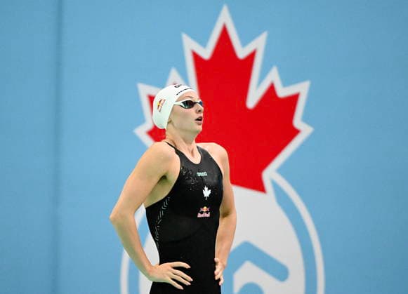 July 5, 2026, Montreal, Pq, Canada: Summer McIntosh exhales prior to competing in the women s 200m butterfly final at the Canadian Swimming Trials in Montreal, on Sunday, July 5, 2026. Canada News - July 5, 2026  - ZUMAc35_ 20260705_zaf_c35_058 Copyright: xGrahamxHughesx