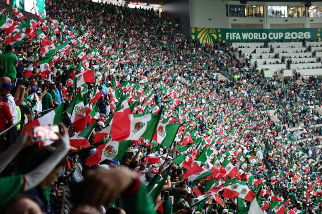 during the FIFA World Cup, WM, Weltmeisterschaft, Fussball 2026 last 16 match between Mexico and England at the Estadio Azteca, Mexico City, Mexico on 5 July 2026. Copyright: xPeterxDovganx 45230012