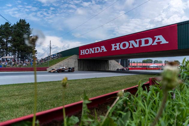 July 5, 2026, Lexington, Ohio, USA: IndyCar, Indy Car, IRL, USA SERIES driver, DENNIS HAUGER (R) (19) (NOR) of Aurskog, Norway, races through the turns during the Honda Indy 200 at the Mid Ohio in LEXINGTON Ohio. INDYCAR SERIES: July 05, 2026: Honda Indy 200: Dennis Hauger  - ZUMAa161 20260705_aaa_a161_009 Copyright: xQuinnxShellx xGMGx