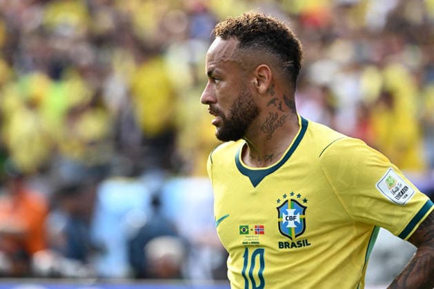 July 5, 2026, East Rutherford, New Jersey, United States of America: East Rutherford, United States of America. 05 Jul, 2026. Brazil forward NEYMAR JR (10) in action during a World Cup 2026 Round of 16 match. Norway defeated Brazil 2 to 1. Credit New York New Jersey Stadium: , Jr. Zuma Press World Cup 2026 Round Of 16: Norway 2:1 Brazil  - ZUMAa301 20260705_aaf_a301_006 Copyright: xBrooksxVonxArxx