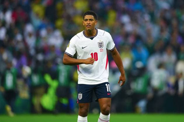 Jude Bellingham of England Mexico v England, 2026 FIFA World Cup, WM, Weltmeisterschaft, Fussball Round of 16, Football, Azteca Stadium, Mexico City, Mexico - 05 Jul 2026Mexico City Azteca Stadium Mexico  Copyright: xJavierxGarcia Shutterstockx 16975483am