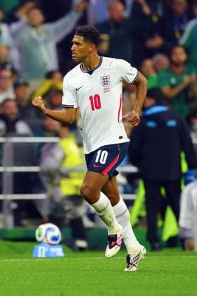 Jude Bellingham of England celebrates scoring the opening goal Mexico v England, 2026 FIFA World Cup, WM, Weltmeisterschaft, Fussball Round of 16, Football, Azteca Stadium, Mexico City, Mexico - 05 Jul 2026Mexico City Azteca Stadium Mexico  Copyright: xJavierxGarcia Shutterstockx 16975483bn
