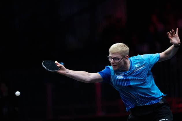 LOS ANGELES, CALIFORNIA - JULY 05: Felix Lebrun of France competes in the Men s Singles Semifinal match against Sora Matsushima of Japan on day 10 of United States Smash 2026 at Ontario Convention Center on July 5, 2026 in Los Angeles, California.  Copyright: xVCGx 111652553000
