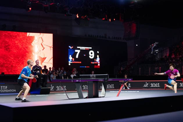 LOS ANGELES, CALIFORNIA - JULY 05: Sora Matsushima of Japan competes in the Men s Singles Semifinal match against Felix Lebrun of France on day 10 of United States Smash 2026 at Ontario Convention Center on July 5, 2026 in Los Angeles, California.  Copyright: xVCGx 111652552996