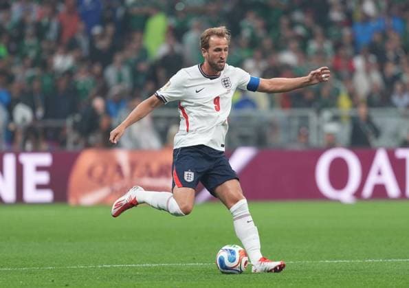 Mexico v England - FIFA World Cup, WM, Weltmeisterschaft, Fussball 2026 - Round of 16 MEXICO CITY, MEXICO - JULY 05: Harry Kane of England in action during the FIFA World Cup 2026 Round of 16 match between Mexico and England at Mexico Stadium (Estadio Azteca) in Mexico City, Mexico on July 05, 2026. Juancho Torres Anadolu Mexico City Mexico. Editorial use only. Please get in touch for any other usage.  Copyright: x2026xAnadoluxJuanchoxTorresx