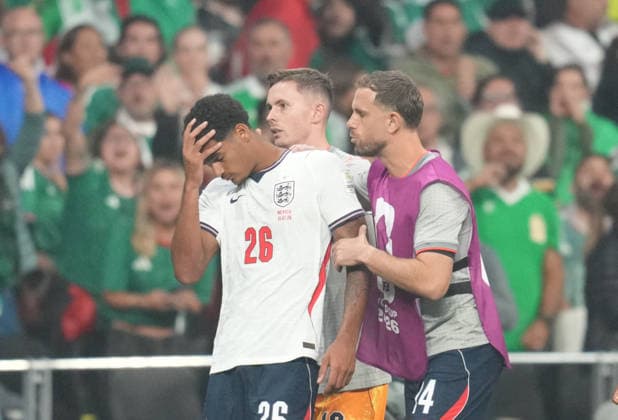 Jarell Quansah (England) during Mexico and England, Round of 16 FIFA World Cup, WM, Weltmeisterschaft, Fussball 2026, Azteca Stadium, Mexico, Mexico on July 5, 2026. Thor Wegner DeFodi Images. (Photo by DeFodi Images) - *** Jarell Quansah of England during the Mexico vs. England Round of 16 match at the 2026 FIFA World Cup, Azteca Stadium, Mexico City, Mexico, on July 5, 2026. Photo by DeFodi Images, Thor Wegner