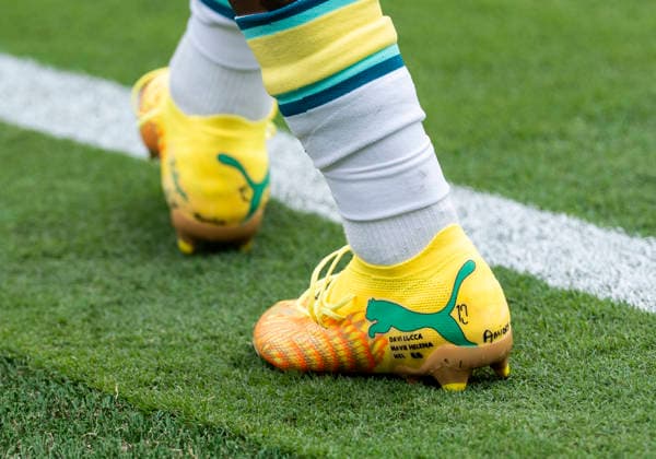 Neymar (Brazil, 10) Fussballschuhe von Puma FIFA World Cup, WM, Weltmeisterschaft, Fussball 2026: Brazil v Norway 05 July 2026, FIFA World Cup 2026: Brazil v Norway (Round of 16) at New York New Jersey Stadium in East Rutherford, New Jersey, USA. *** Neymar Brazil, 10 Puma soccer cleats, FIFA World Cup 2026: Brazil vs. Norway, July 5, 2026; FIFA World Cup 2026: Brazil vs. Norway, Round of 16, at New York New Jersey Stadium in East Rutherford, New Jersey, USA Copyright: HMBxMedia xMarcoxBader