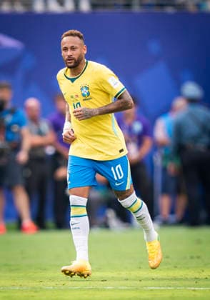 Neymar (Brazil, 10) FIFA World Cup, WM, Weltmeisterschaft, Fussball 2026: Brazil v Norway 05 July 2026, FIFA World Cup 2026: Brazil v Norway (Round of 16) at New York New Jersey Stadium in East Rutherford, New Jersey, USA. *** Neymar Brazil, 10 FIFA World Cup 2026: Brazil vs. Norway, July 5, 2026; FIFA World Cup 2026: Brazil vs. Norway, Round of 16, at New York New Jersey Stadium in East Rutherford, New Jersey, USA Copyright: HMBxMedia xMarcoxBader