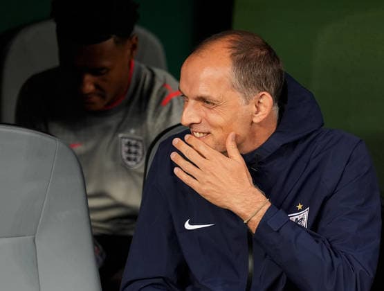 (260706) -- MEXICO CITY, July 6, 2026 -- Thomas Tuchel, head coach of England, is pictured before the round of 16 match between Mexico and England at the 2026 FIFA World Cup, WM, Weltmeisterschaft, Fussball at the Mexico City Stadium, Mexico, July 5, 2026. (Photo by Xinhua) (SP)MEXICO-MEXICO CITY-FOOTBALL-FIFA WORLD CUP-ROUND OF 16-MEX VS ENG MartinxZabala 