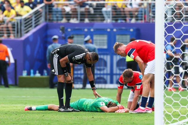 July 5, 2026, USA: Orjan Nyland Goalkeeper of Norway during the Round of 16 match between Brazil and Norway at the FIFA World Cup, WM, Weltmeisterschaft, Fussball at New York New Jersey Stadium, in East Rutherford, United States, on Sunday, July 05, 2026. FIFA World Cup 2026 - Round Of 16 - Brazil V Norway  - ZUMAc233 0860842443st Copyright: xVanessaxCarvalhox
