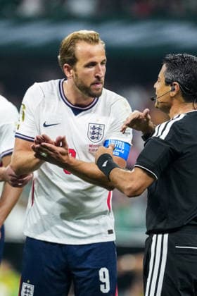 Harry Kane of England gestures during the FIFA Men’s World Cup 2026 round of 16 football match between Mexico and England at Mexico City Stadium, in Mexico City on July 5th 2026 (Photo by Alexandra Fechete SPP)  Copyright: xAlexandraxFechete SPPx Sportspressphoto_SPR185685