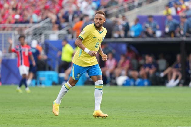 Neymar Jr. (BRA) Soccer Football - FIFA World Cup, WM, Weltmeisterschaft, Fussball 2026 - Round of 16 - Brazil v Norway - New York New Jersey Stadium, East Rutherford, New Jersey, U.S. - July 5, 2026 Noxthirdxpartyxsales  aflo_337030328 AyanoxMiurax