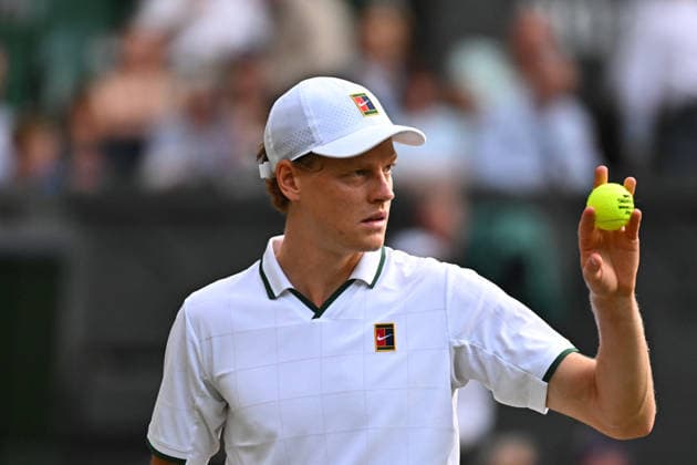 2026 Wimbledon - Jannik Sinner Jannik Sinner (ITA) during his fourth round match at the 2026 Wimbledon Championships at the AELTC in London, UK on July 5, 2026. Photo by Corinne Dubreuil ABACAPRESS.COM London  Copyright: xDubreuilxCorinne ABACAx
